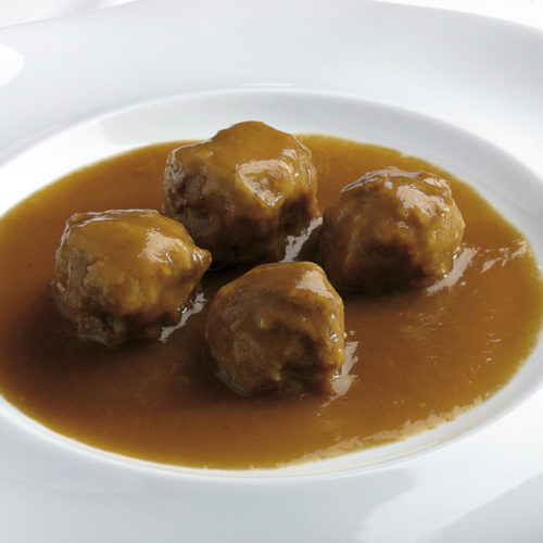 Albóndigas en salsa de carne
