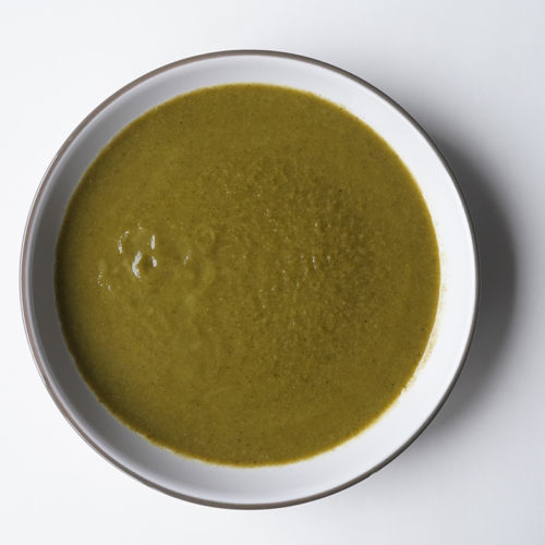 Crema de brócoli y espinaca