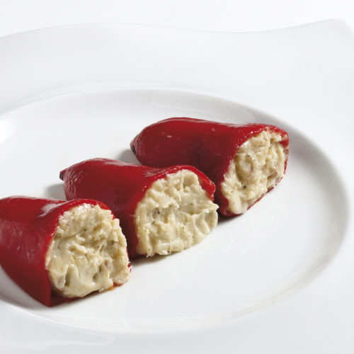 Pimiento relleno de bacalao
