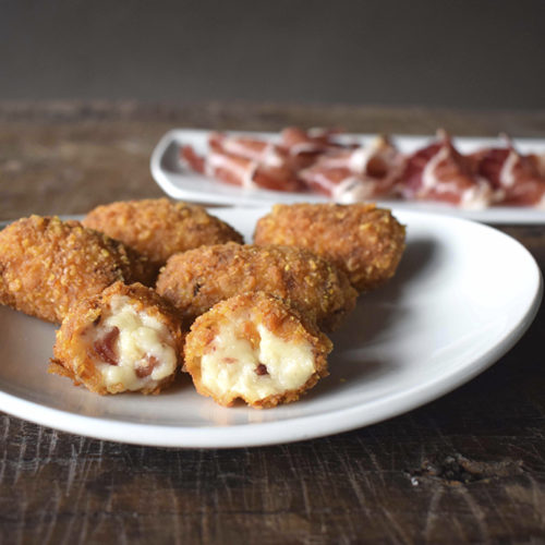 Croquetas de jamón ibérico con panko