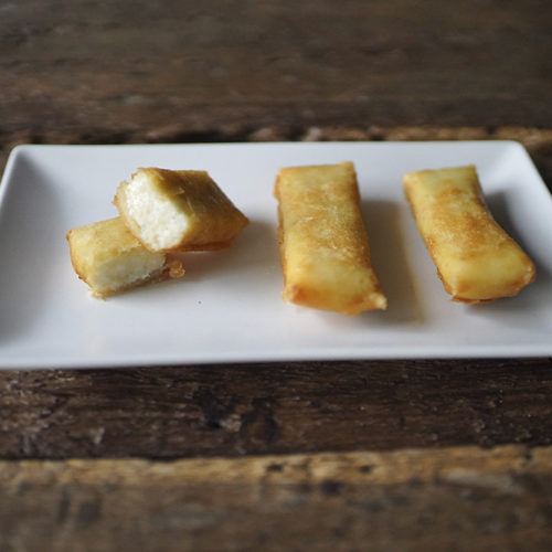 Crujiente de bacalao