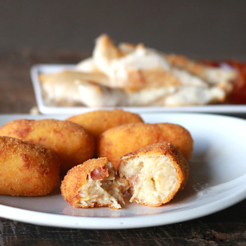 Croqueta de pollo y jamón