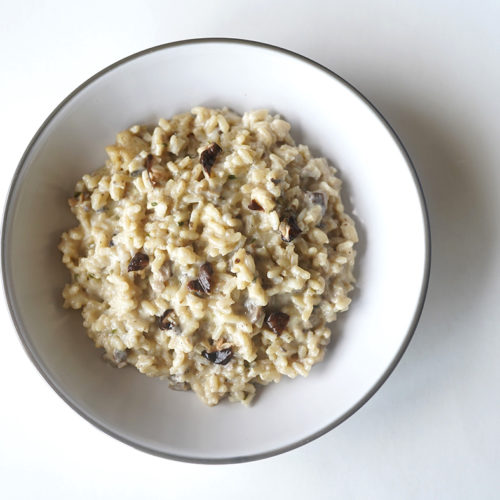 Risotto de boletus edulis